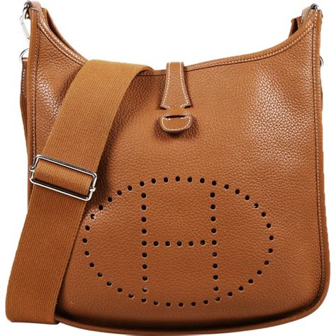 hermes paris brown bag|brown hermes leather bags.